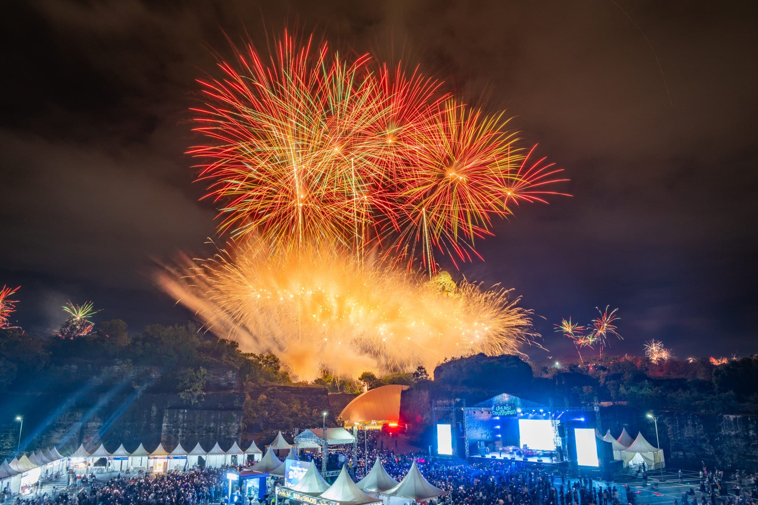 Garuda Wisnu Kencana Holds Another Iconic Fireworks Display to Welcome the New Year