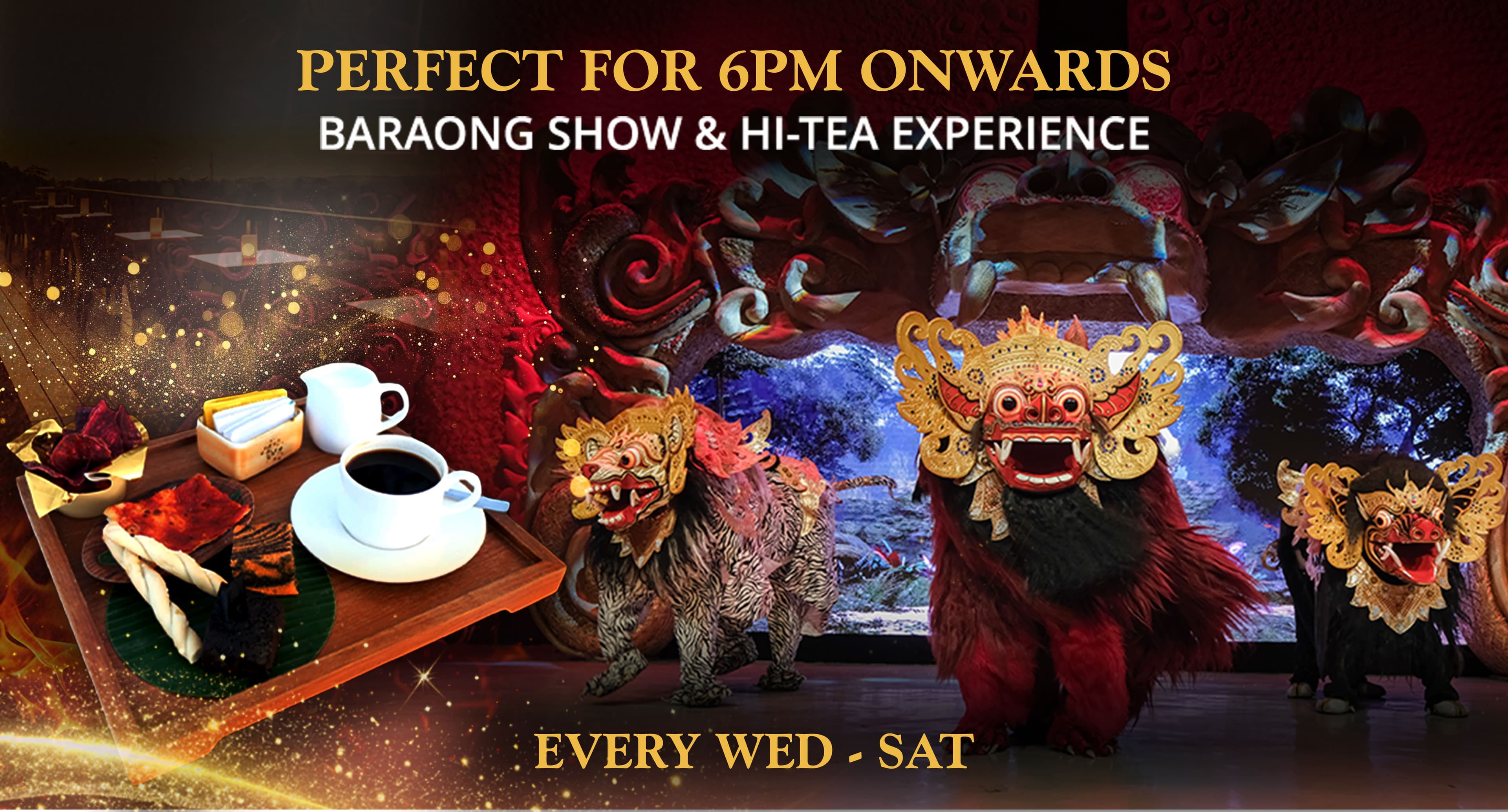 REGULAR ENTRANCE + BARAONG PERFORMANCE (18:00 WITA)