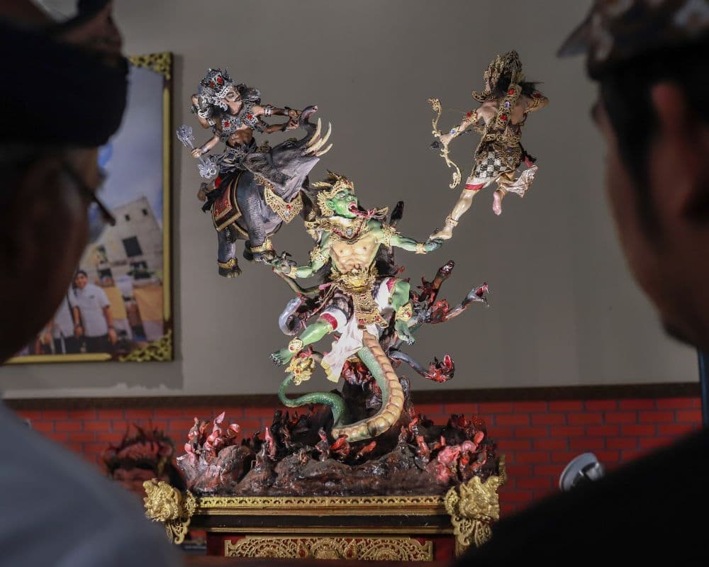 Sambut Libur Lebaran, GWK Gelar Pameran Ogoh-Ogoh Mini dan Tapel