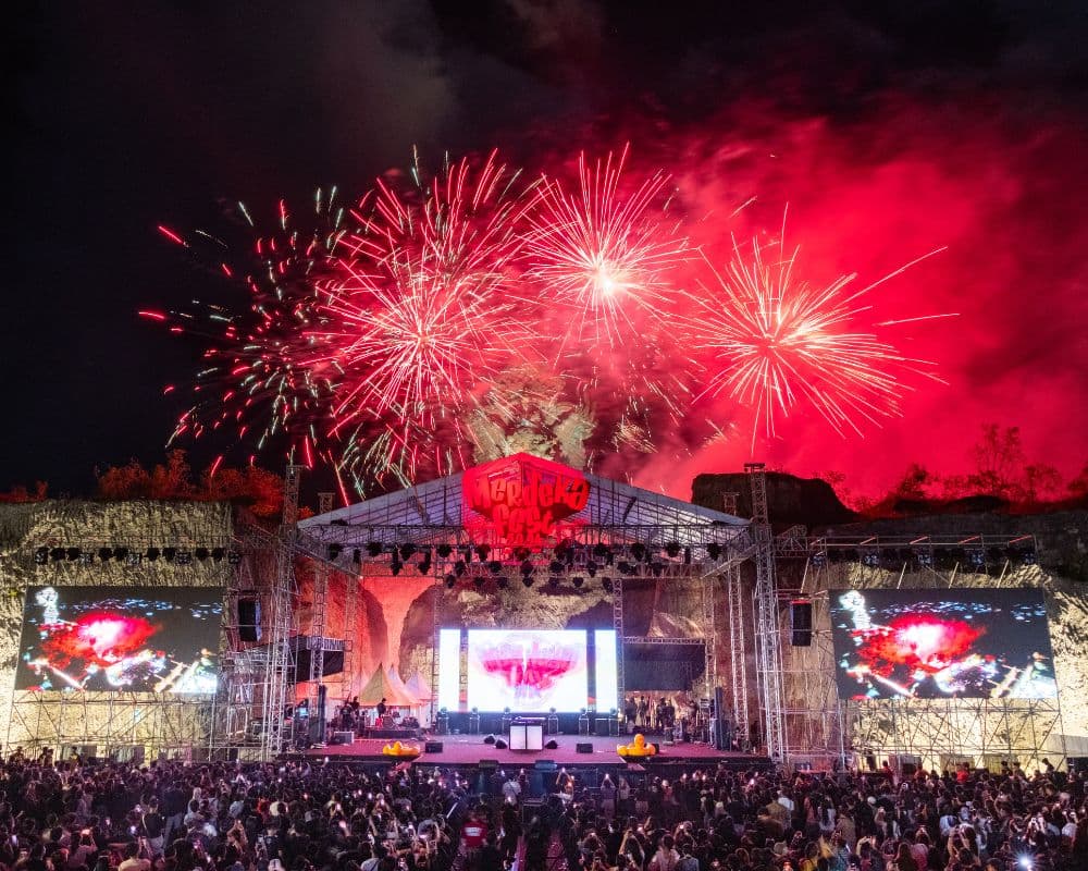The excitement of the Independence Day celebration "Merdeka Fest 2024" at GWK Cultural Park